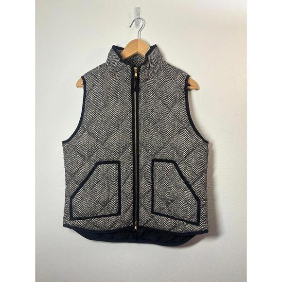 J. Crew Jackets & Blazers - J.Crew Printed Puffer Vest Size Large